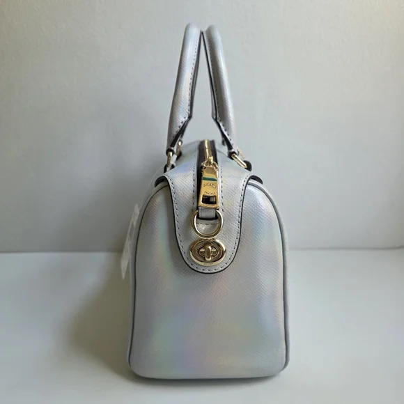 NWT Coach Holographic Mini Bennett Satchel - Picture 7 of 15